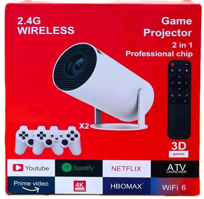 Proyector portátil con consola